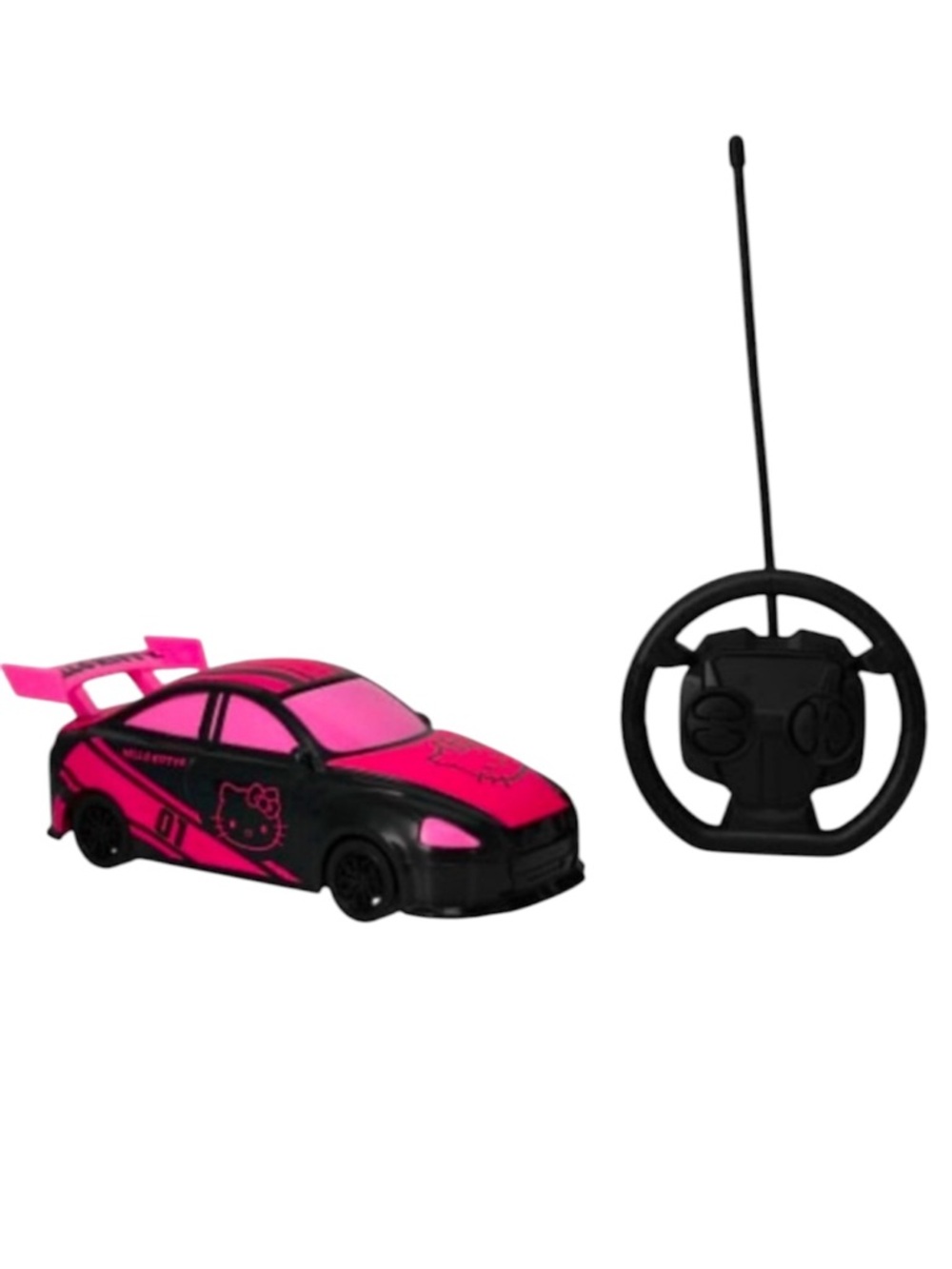 Sanrio Hello Kitty RC Racing Car Pink Black Remote Control Toy Vehicle New
K